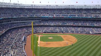 Yankee Stadium viewing home plate