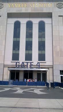 Entrance to Yankee Stadium at Home Plate