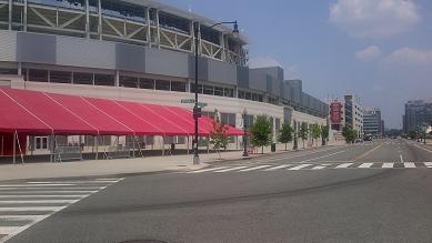 Street area near Nationals Park quite new