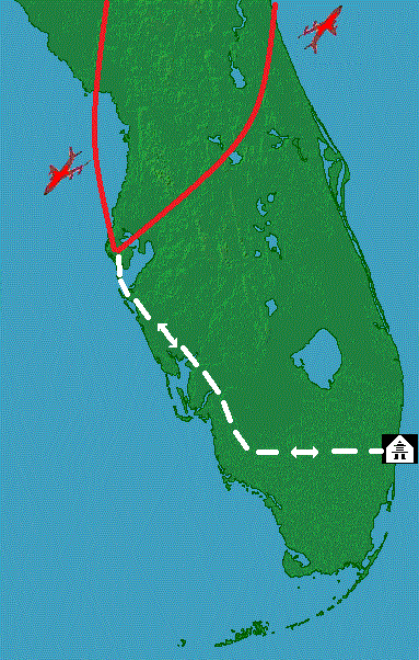 Map Miami Marlins Trip